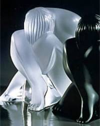Lalique Sitting Nude (clear) Figurine